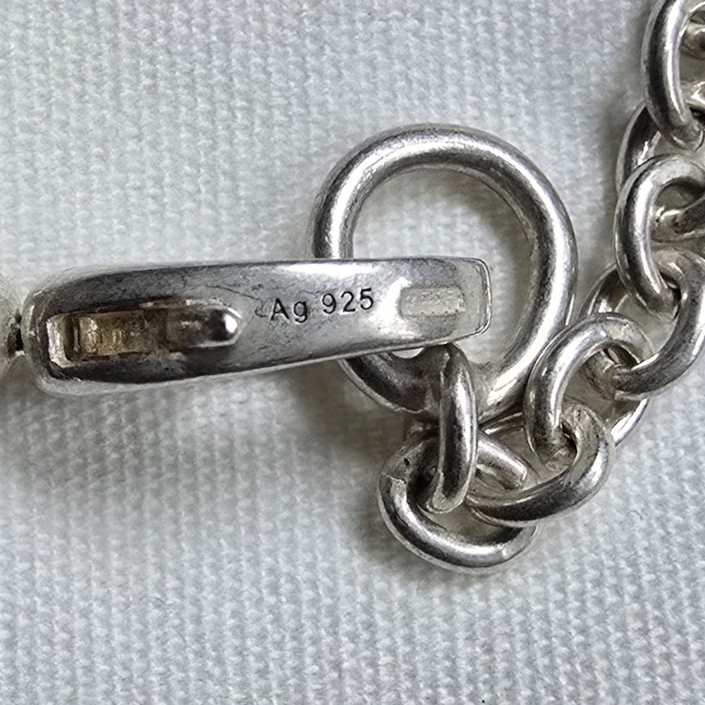 Authentic Gucci Interlocking Double Face Gg Sterl… - image 5